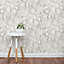 Dimensions Floral Wallpaper White Fine Decor FD42554