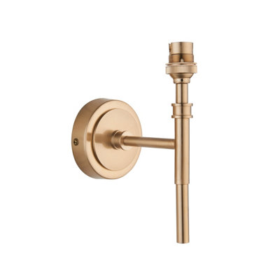 Dimmable Brushed Aged Brass Wall Light for Elegant Home Decor