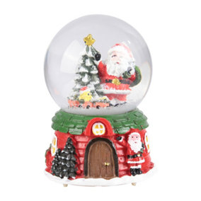 Dimmable Santa Claus and Christmas Tree Christmas Music Box Christmas Decoration Ornament Gift