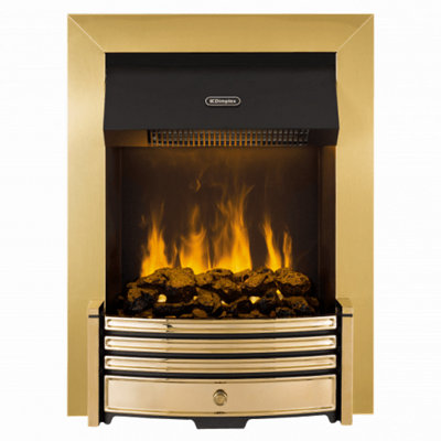 DIMPLEX Crestmore CRS20 INSET ELECTRIC FIRE Traditional Brass Effect ...