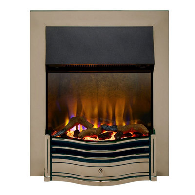 Dimplex DMF20AB Dumfries Antique Brass Optiflame 3D Electric Inset Fire