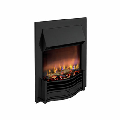 DIMPLEX Dumfries DMF20BL BLACK Optiflame 3D Electric 2KW Inset Fire ...