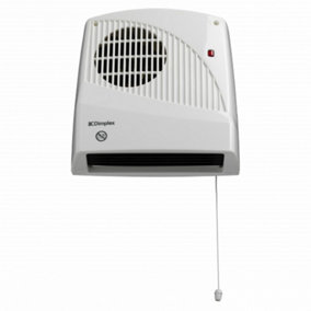 Dimplex FX20VE Wall Mounted Downflow Fan Heater with Pullcord & Runback Timer - 2kW