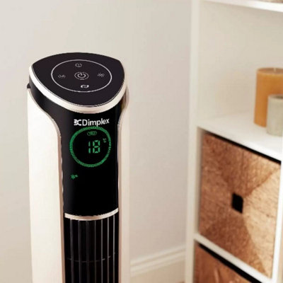 Dimplex Ion Fresh Cooling Tower Fan with Ioniser, 3 Speeds, Remote, 70 ...