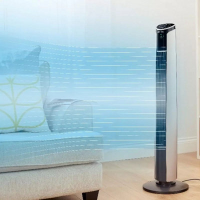 Dimplex Ion Fresh Cooling Tower Fan with Ioniser, 3 Speeds, Remote, 70 ...