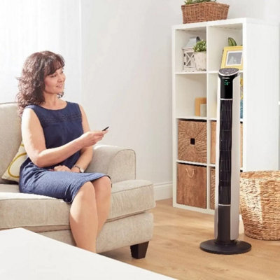 Dimplex Ion Fresh Cooling Tower Fan with Ioniser, 3 Speeds, Remote, 70 ...