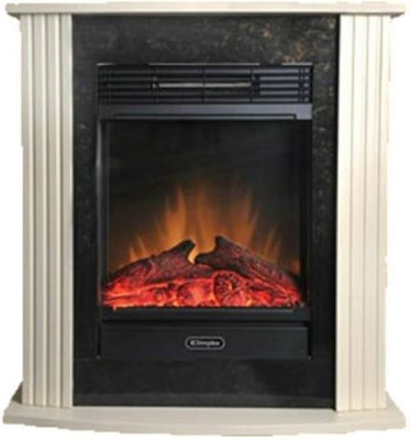 Dimplex MINI MOZART MMZ15 Fire Suite Optiflame Plus Log Fire Stone Surround