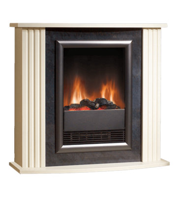 Dimplex Mozart CREAM Electric Fireplace Suite - OPTIFLAME - 2KW - REMOTE CONTROL