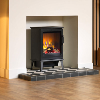 DIMPLEX SOUTHBANK ELECTRIC STOVE OPTIFLAME 2KW REMOTE FREESTANDING ...