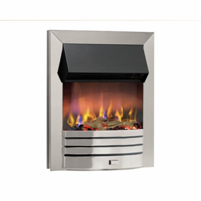 DIMPLEX Torridon TRR20CH Chrome Optiflame 3D Electric Inset Fire 2KW REMOTE CONTROL MODERN