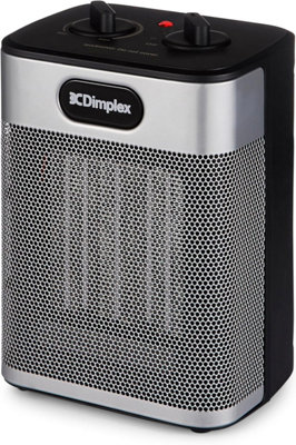 Dimplex Upright Ceramic Fan Heater with Adjustable Thermostat, 3 Heat ...