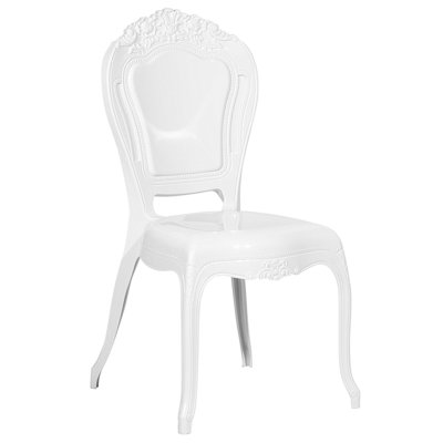Dining Chair Set of 2 White VERMONT