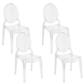 Dining Chair Transparent MERTON