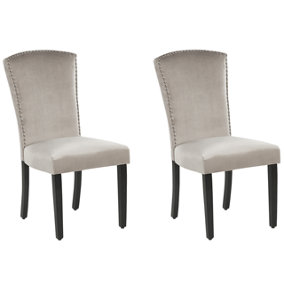 Dining Chair Velvet Grey PISECO