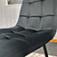 Dining Chairs Set Of 4 Black Tufted Chairs Velvet Chairs Seats