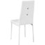 Dining chairs with rhinestones, Set of 4 - white