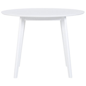 Dining Table 100 cm White ROXBY