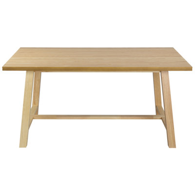 Dining Table 160 x 90 cm Light Wood BARNES