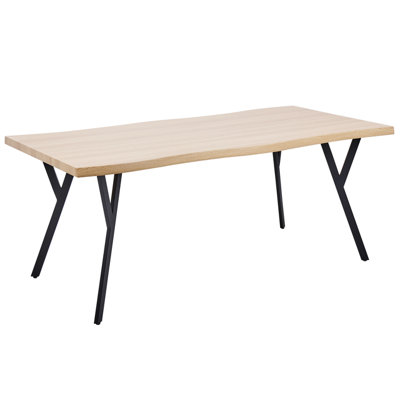 Dining Table 180 x 90 cm Light Wood ALTON