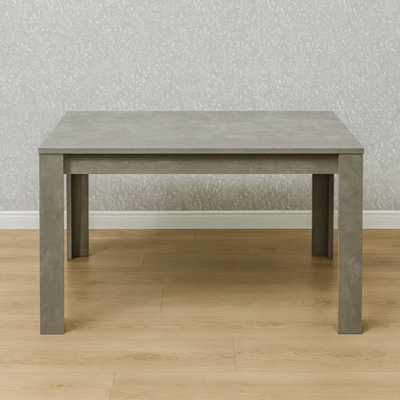 Dining Table and 4 Chairs With Bench Stone Grey Effect Wood Table ...
