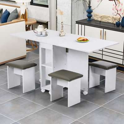Leaf table with chairs deals