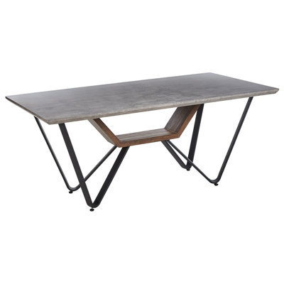 Dining Table BANDURA Grey 180 cm 90 cm