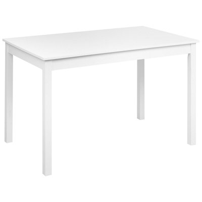 Dining Table BARLEE White 120 cm 75 cm