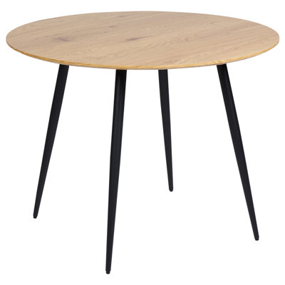 Dining Table BJORKA Light Brown 100 cm 100 cm