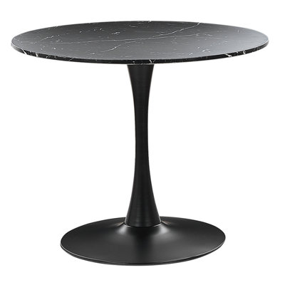Dining Table BOCA Black Marble 90 cm 90 cm