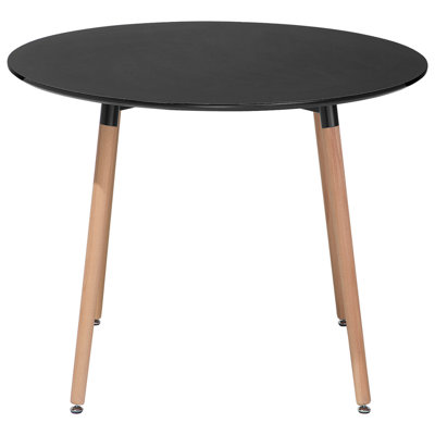 Dining Table BOVIO Black 90 cm 90 cm