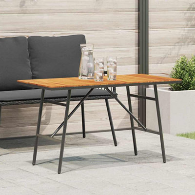 Dining Table Brown 110 x 55 x 62 cm Solid Acacia wood