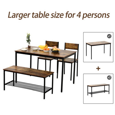 Sanyang dining deals table 4 seater