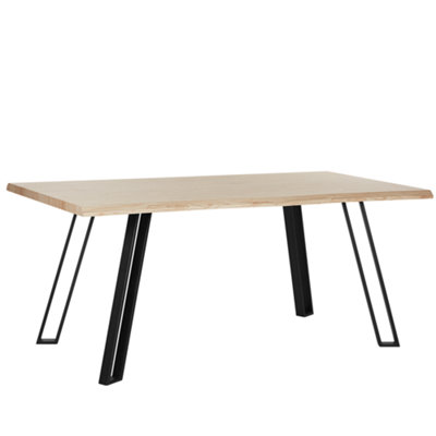 Dining Table GRAHAM Light Brown 180 cm 90 cm