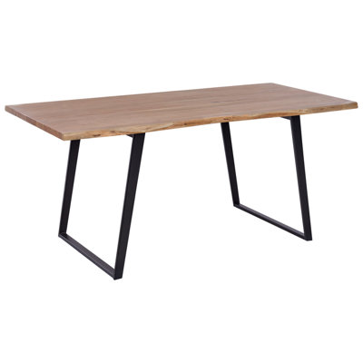 Dining Table JAIPUR Light Brown 180 cm 90 cm Acacia Wood