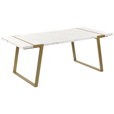 Dining Table MARTYNIKA White 200 cm 90 cm