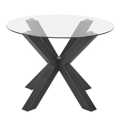 Dining Table OTIUM Black 100 cm 100 cm