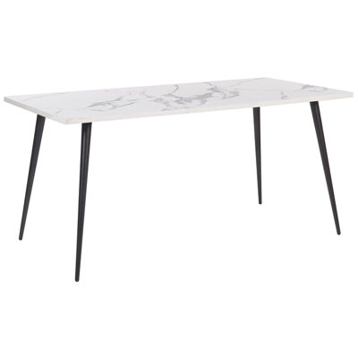 Dining Table SANTIAGO White 160 cm 80 cm