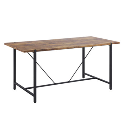 Dining Table SARITAS Brown 160 cm 80 cm