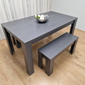 Dining Table Set Grey Dining Table With 2 Benches Kitchen Dining Table Set