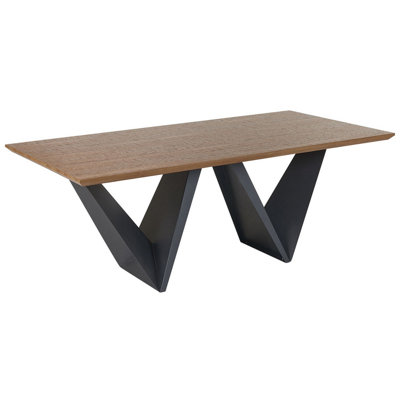 Dining Table SINTRA Dark Brown 200 cm 100 cm