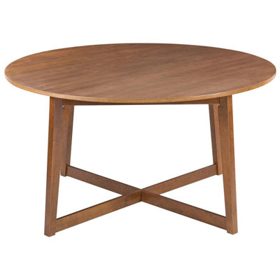 Dining Table WAIPORI Dark Oak 140 cm 140 cm