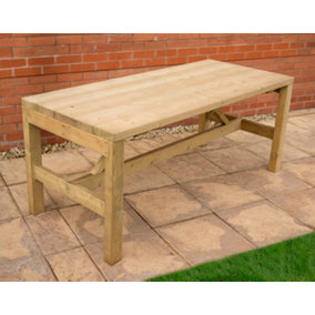 Dining Wooden Garden Furniture Table 1.8m