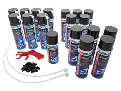 DINITROL Rust Proofing Spray Kit Cavity Wax Black Stone Chip Underbody Wax