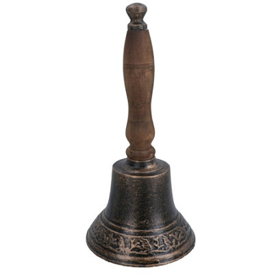 Uxcell 75mm Loud Hand Bell - Blue Dinner Bell For Classroom, Restaurants & Home-668544