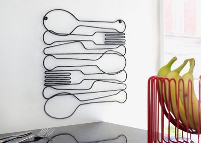 Metal wall deals art for kitchen