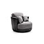 Dino Collection Swivel Chair in Grey