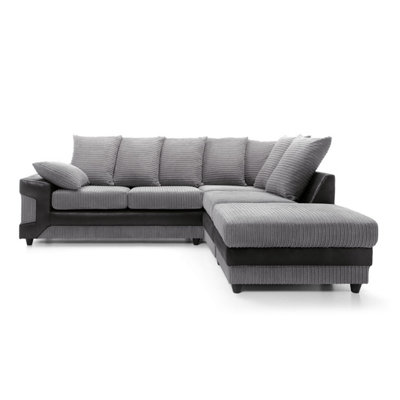 Dino Corner Sofa in Grey Right Facing