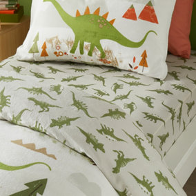 Dino Easy Care 25cm Fitted Bed Sheet
