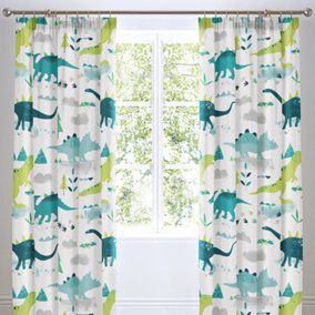 Dino Lined Pencil Pleat Curtains