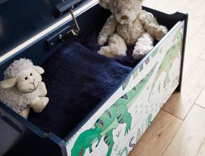 Dino Print Children's Kids Toy Storage Box